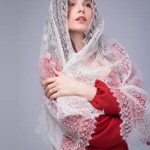 Палантин "Снежная ласка"