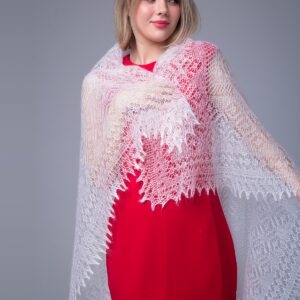 Оренбургская паутинка «Снежная вершина»
