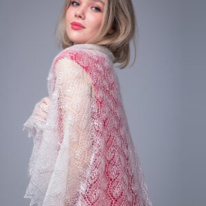 Оренбургская паутинка "Нежное сердце"