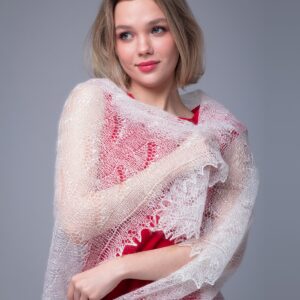 Оренбургская паутинка "Нежное сердце"