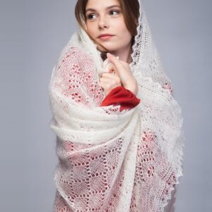 Паутинка плотная ажурная "Снежное облако"