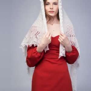 Паутинка ажурная «Белые бабочки»