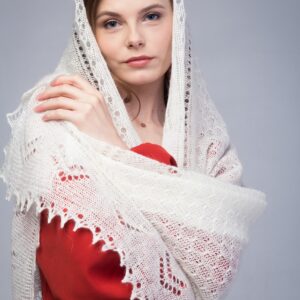 Паутинка ажурная «Белые бабочки»