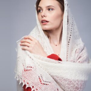 Паутинка ажурная «Белые бабочки»