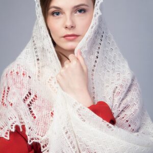 Паутинка ажурная "Белые бабочки"