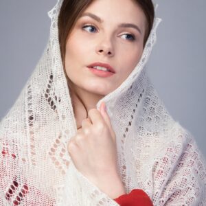 Паутинка ажурная "Белые бабочки"