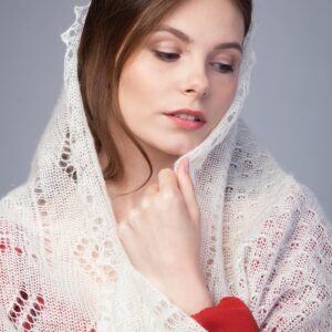 Паутинка ажурная "Белые бабочки"