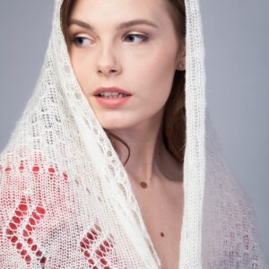 Паутинка ажурная "Белые бабочки"