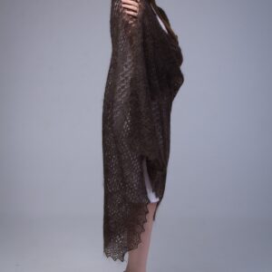 Orenburg Gossamer Down Shawl "Golden Autumn"
